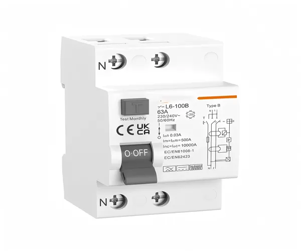 APL6-100B Typ B Fehlerstrom-Schutzschalter (RCCB)